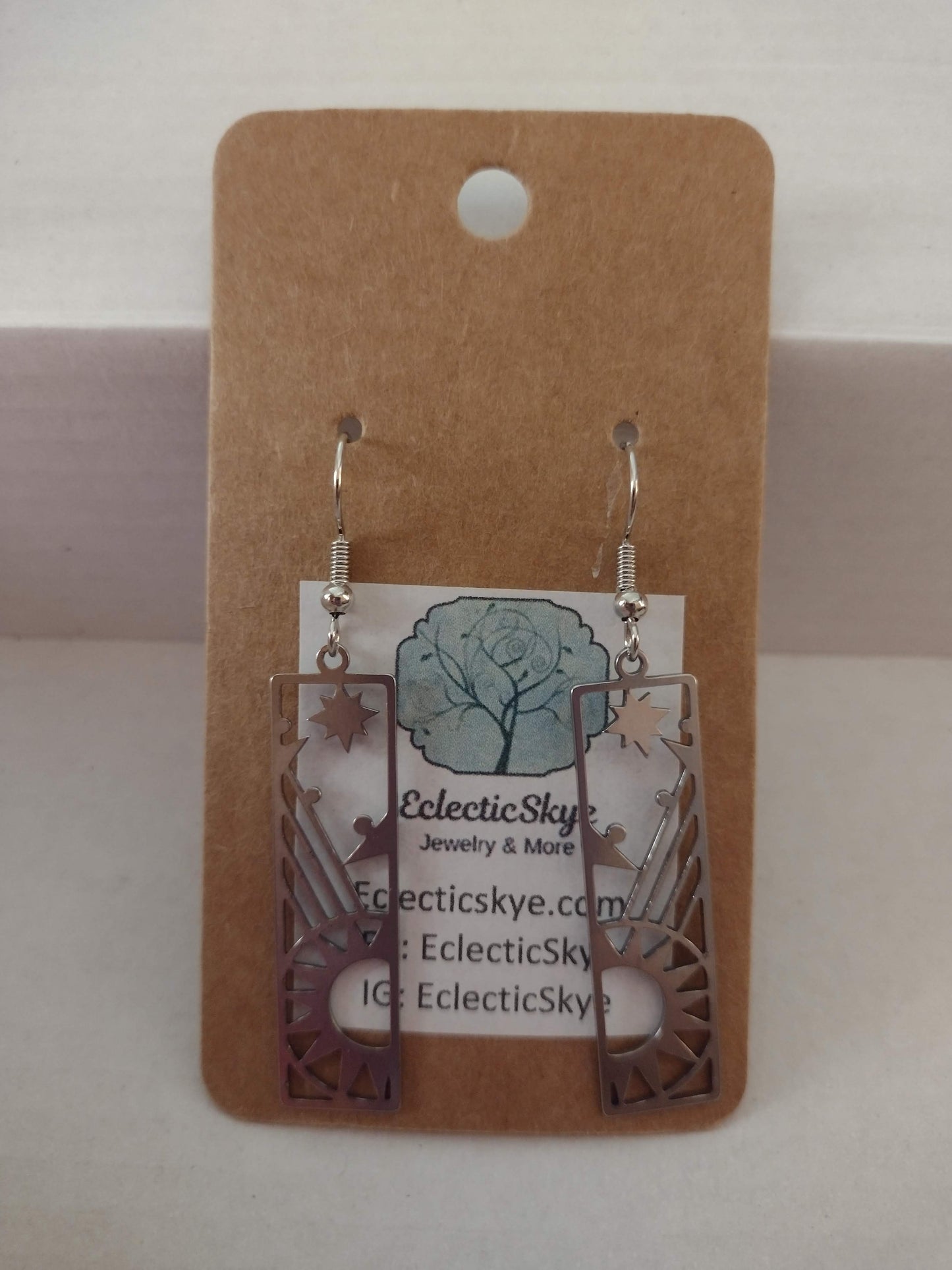 Sale! Silver Sunbeam Earrings