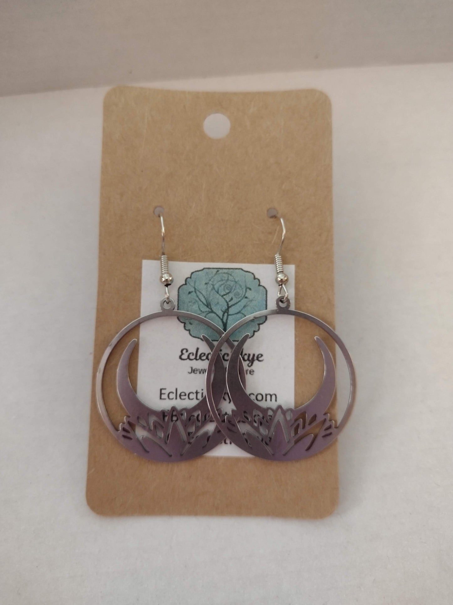 Sale! Silver Lotus Earrings