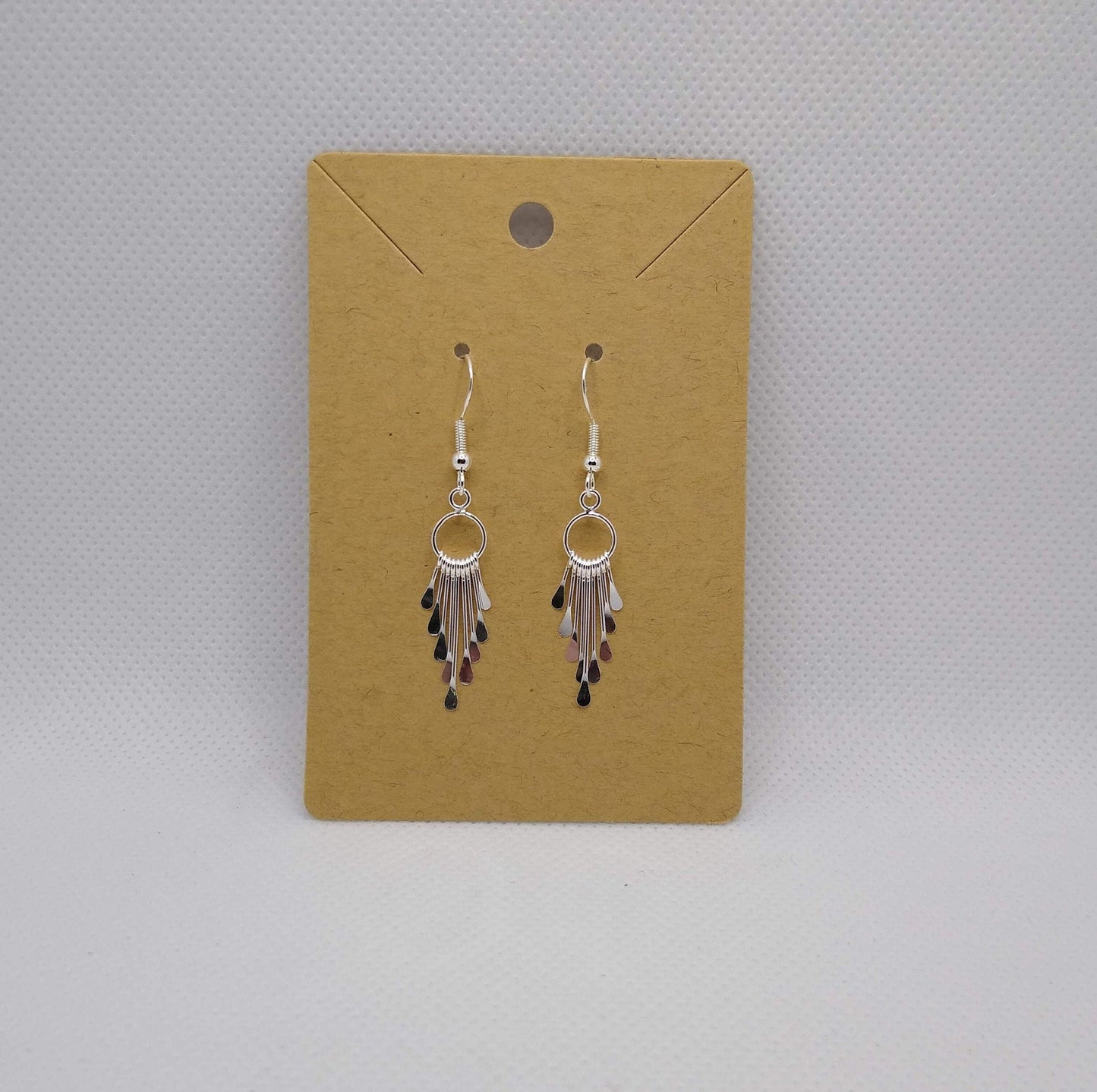 Small Sterling Silver Chandelier Earrings