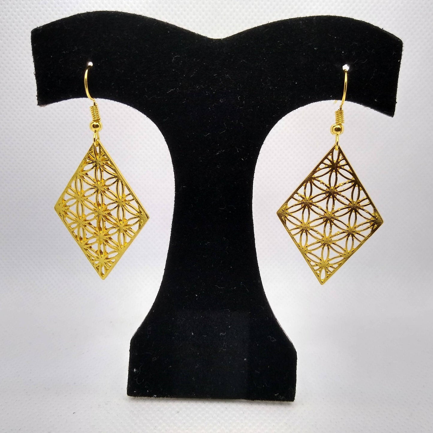 Diamond Filigree Earrings