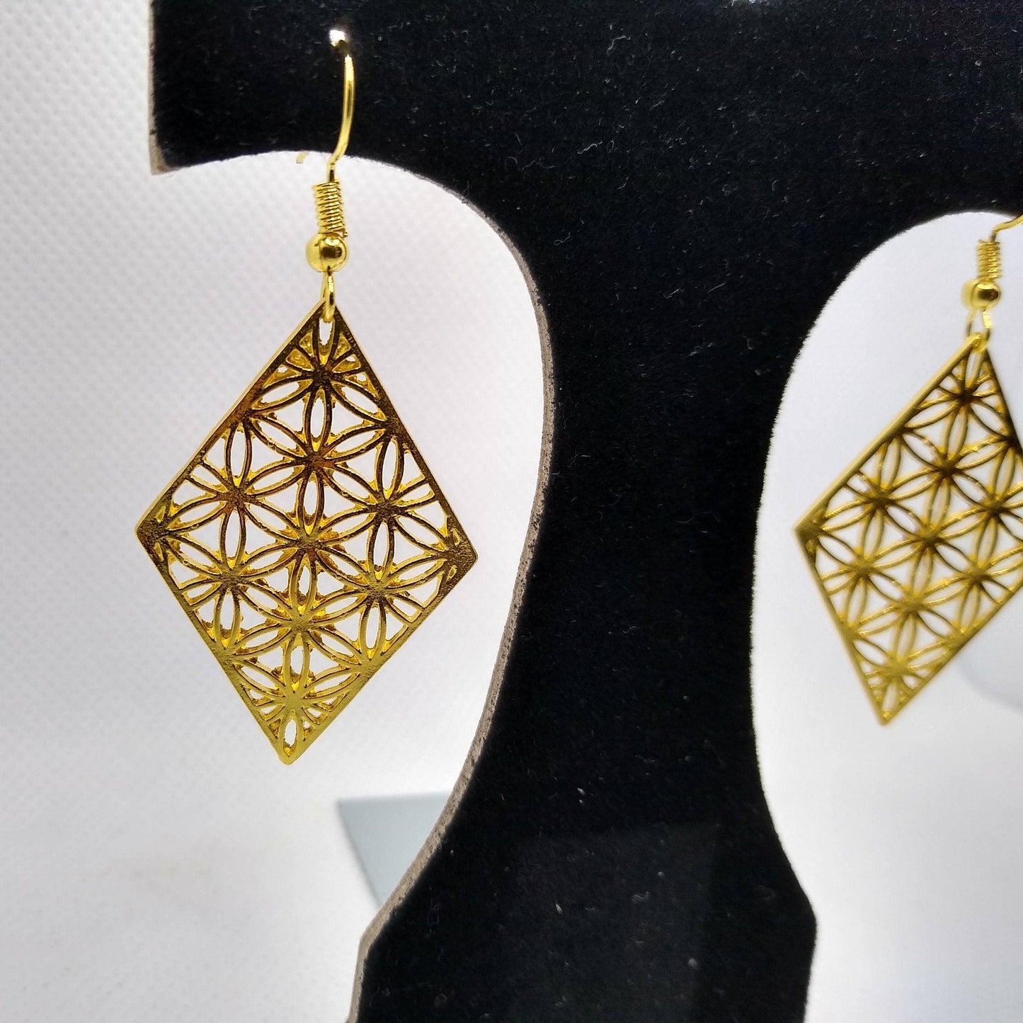 Diamond Filigree Earrings
