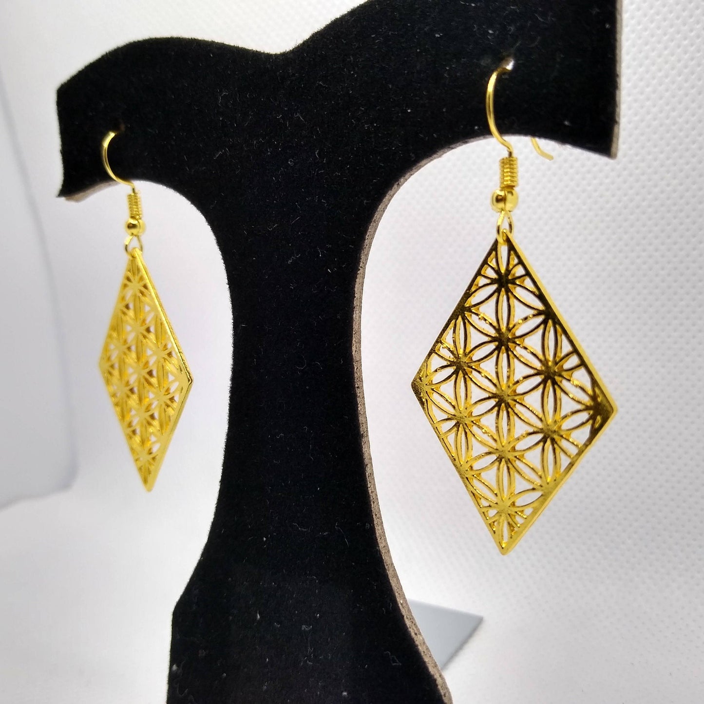 Diamond Filigree Earrings