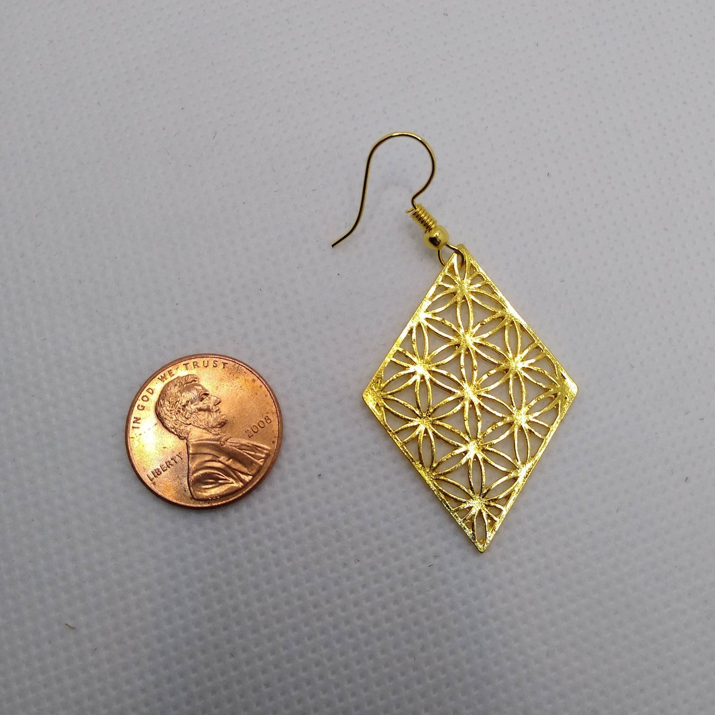 Diamond Filigree Earrings