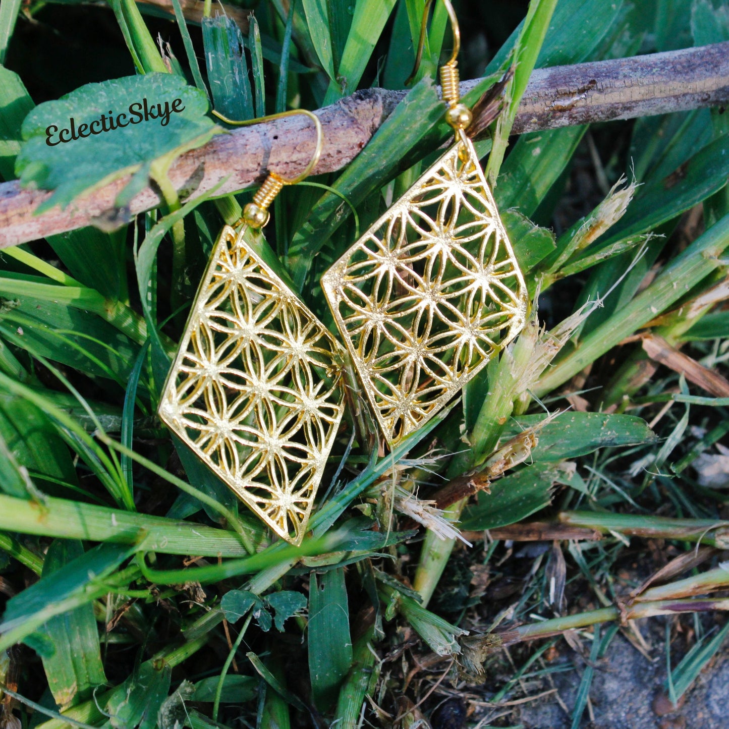 Diamond Filigree Earrings