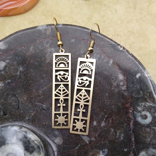 Heiroglyphics Earrings